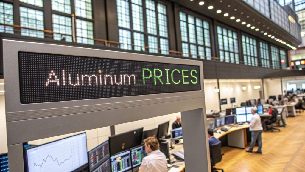 alt text: A square foot piece of aluminum plate with price tag